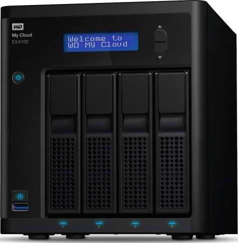 Western Digital 8TB My Cloud EX4100 Expert Series 4-Bay Network Attached Storage - NAS | WDBWZE0080KBK-EESN