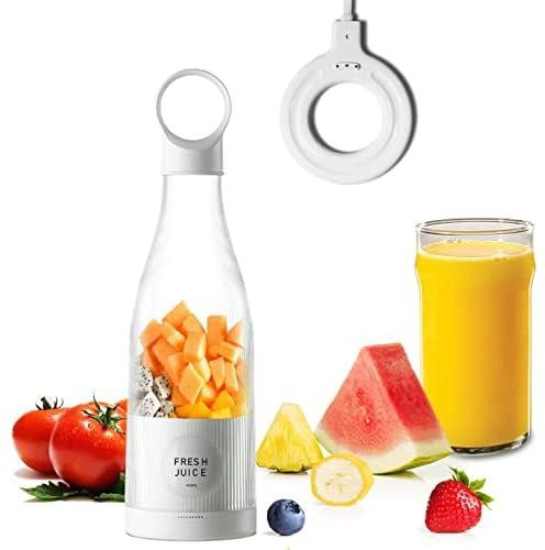 OneNine Portable Blender, Wireless Charging Personal Size Blender Small Fruit Mixers Travel Blender, Multifunctional Juice Maker Smoothies Mixer Mini Blender for Juice Shakes Smoothies