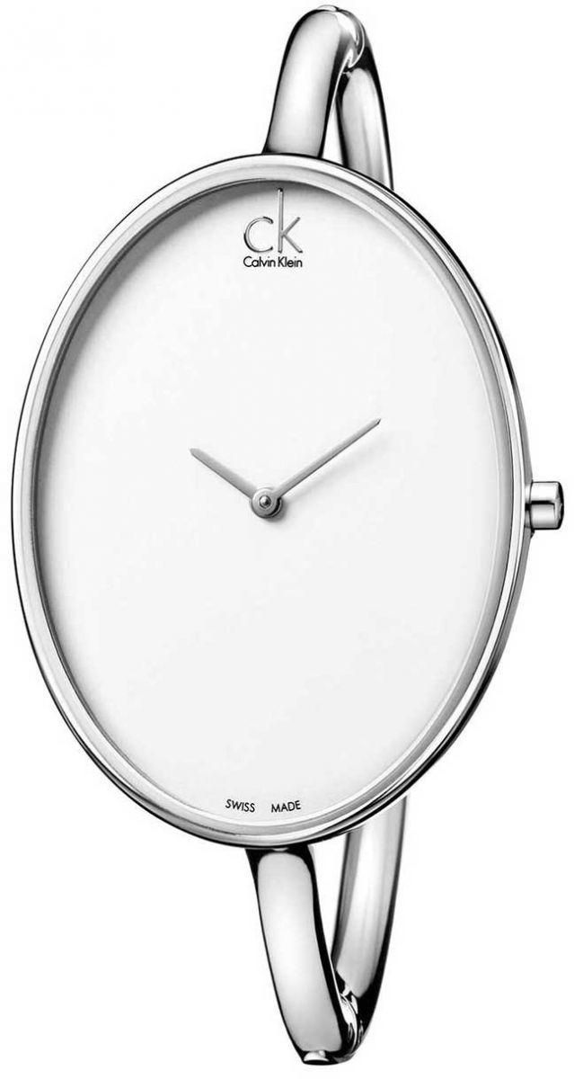 Calvin Klein Sartoria Women's White Dial Stainless Steel Band Watch - K3D2M116