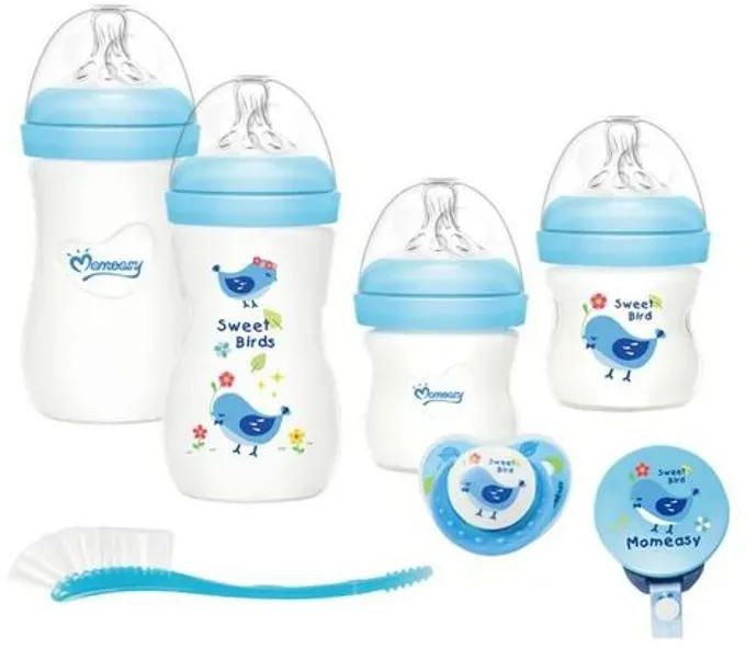 Mom Easy New Born Baby Feeding Set/ Starter Set. Get Momeasy New Born Baby Feeding Set as seen Bottle nipples
