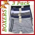 Fashion Boxer Shorts Underwear 3 Pieces -Assorted