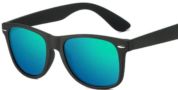 Men Polarized Sunglasses Classic Men Retro Rivet Shades Brand Designer Mirrors Coating Points Black Frame Male Sun Glasses