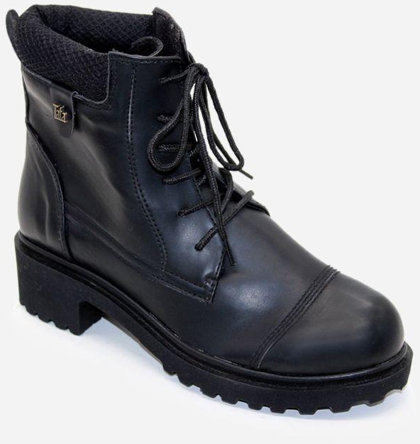 Tata Tio Lace Up Heeled Shoes - Black