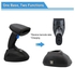 Generic SC-830W Barcode Scanner With USB Cradle Charging Base - Black