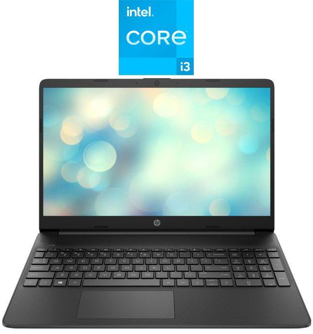 HP Laptop 15s-fq5000nia Core I3-1215U- 4GB RAM -256GB SSD - Intel UHD Graphics - 15.6 Inch HD - DOS "No Windows" - Carbon Black