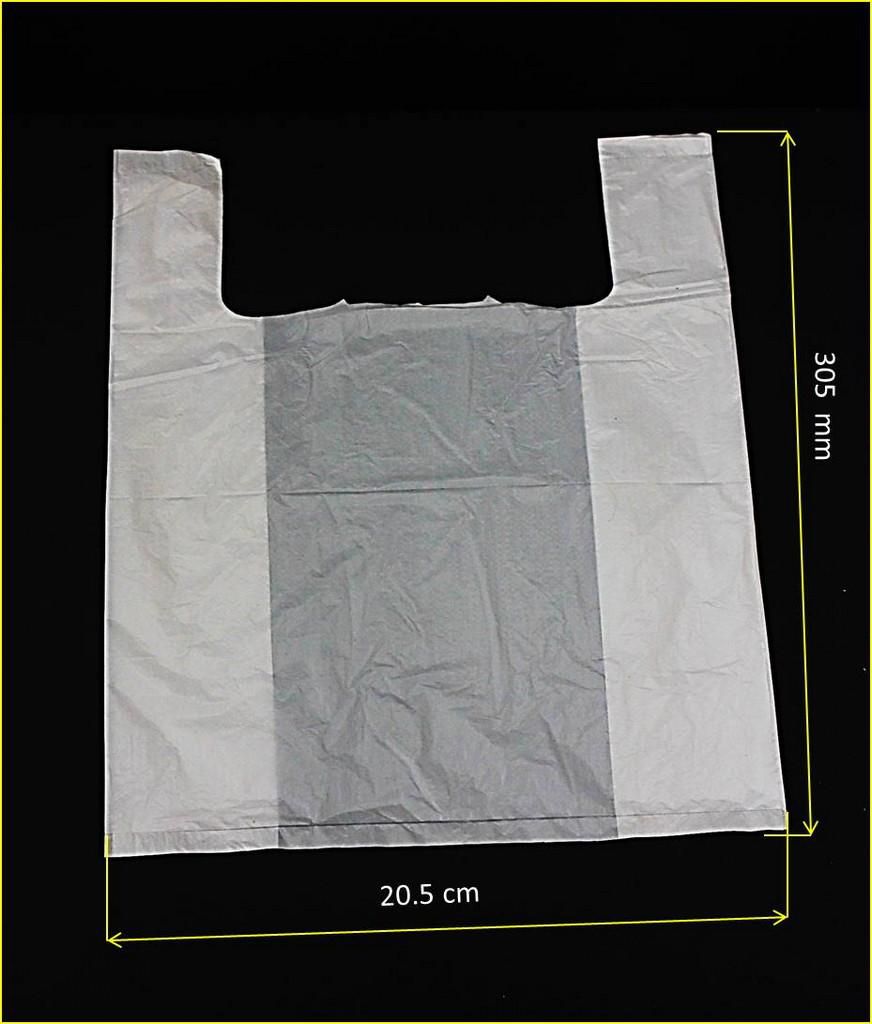 E8market 60 Pieces Plastic Singlet 305mm X 305mm for carrier of goods ( white color)