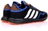 AD Comfy Black With White And Orange Stripe Designed Sneakers
