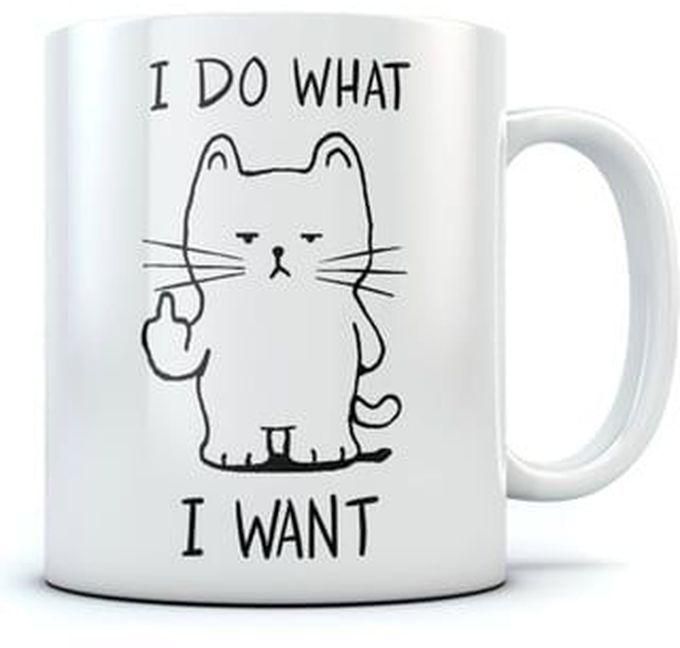 Cat 032 Printed Mug