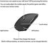 Rechargeable Bluetooth Mouse for Mac Wireless Bluetooth Mouse for MacBook Pro MacBook Air iOS Tablet/pro/Air/Mini Windows Notebook MacBook Chromebook (Matte Black)