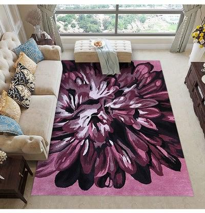 Living Room Printed Floor Carpet Multicolour 40x60centimeter