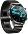 Ceramic Steel Strap For Samsung Galaxy Watch3 45mm/Watch 46mm/Gear S3/Huawei Watch GT2E/GT (42mm, 46mm, 22MM, Black)