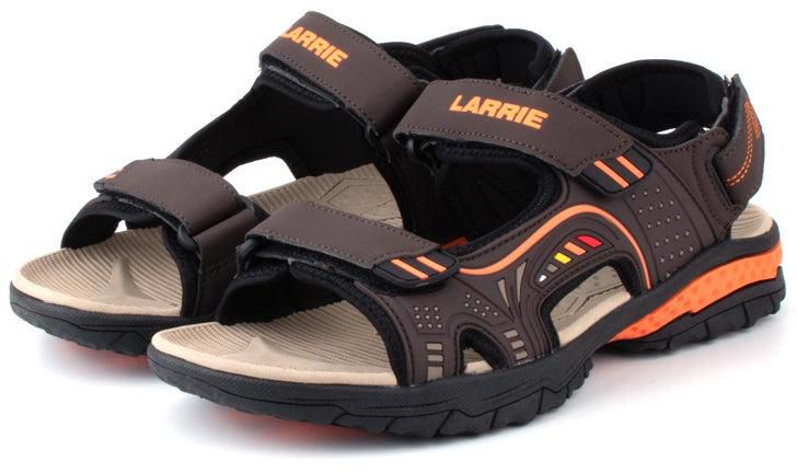 LARRIE Men Sporty Platform Sandals - 6 Sizes (Brown)