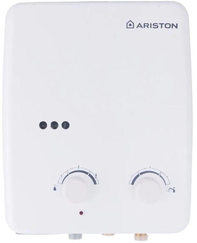 Get Ariston DGI 6L DF NG Gas Water Heater, 6 Liter White with best offers | Raneen.com