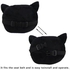 وسادة زينة بتصميم وجه قطة ثلاثي الأبعاد أسود/ أبيض 220x200x110ملليمتر