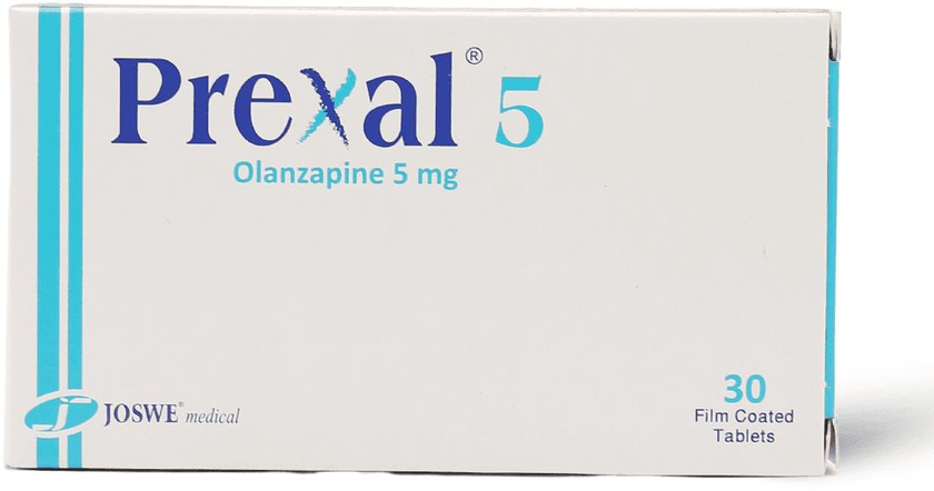 Prexal 5 Mg, Antipsychotic - 30 Tablets