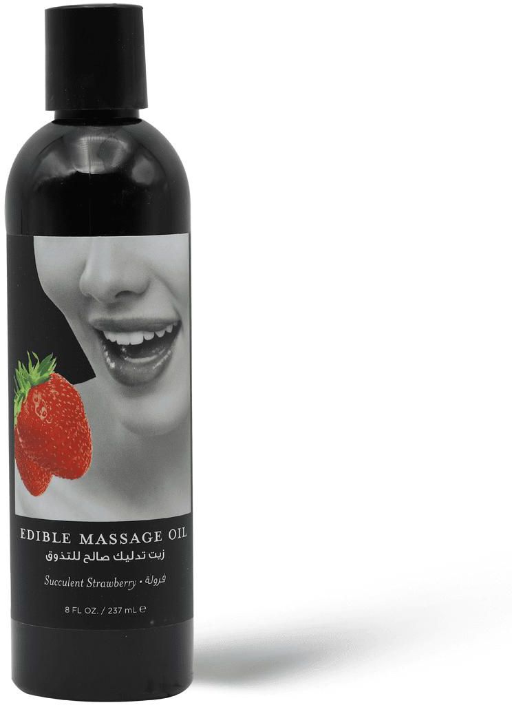 Earthlybody Massage Oil Strawberry - 237 Ml