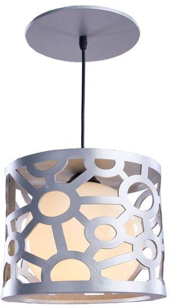 Nagafa Shop Tiara 1 Lamp Silver Wood Modern Ceiling Lamp WFCYS450