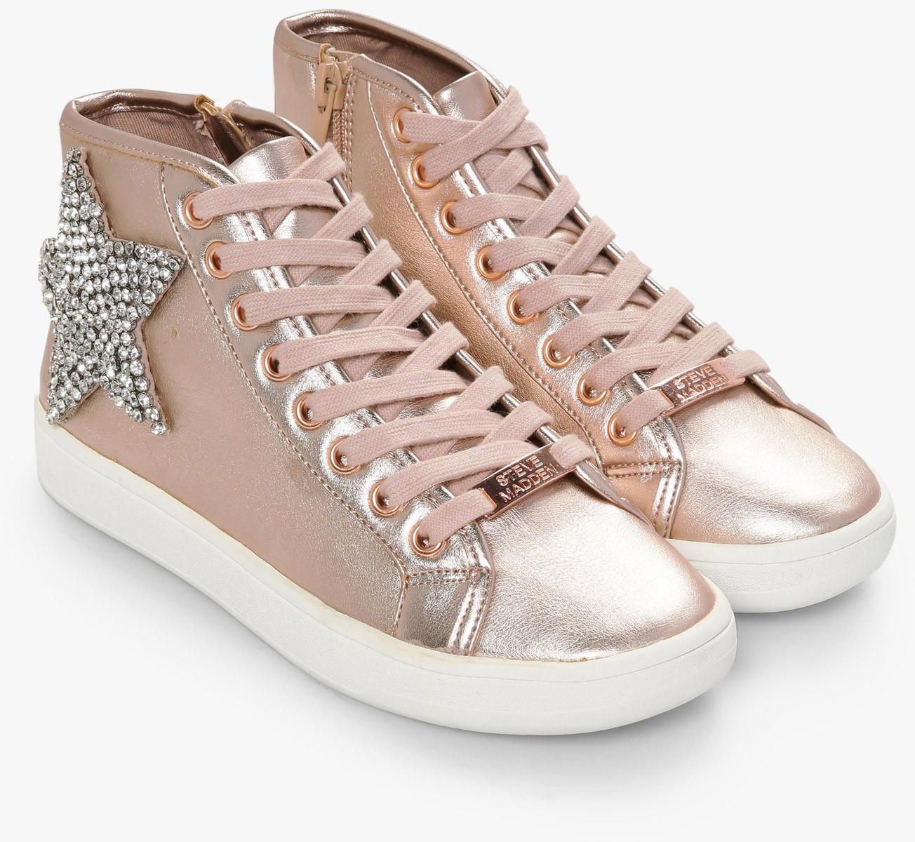 Rose Gold A-Star Sneakers