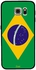 غطاء حماية واقٍ لهاتف سامسونج جالاكسي S6 علم البرازيل