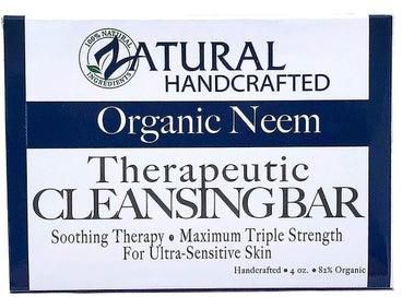 Organic Neem Therapeutic Cleansing Bar 4ounce