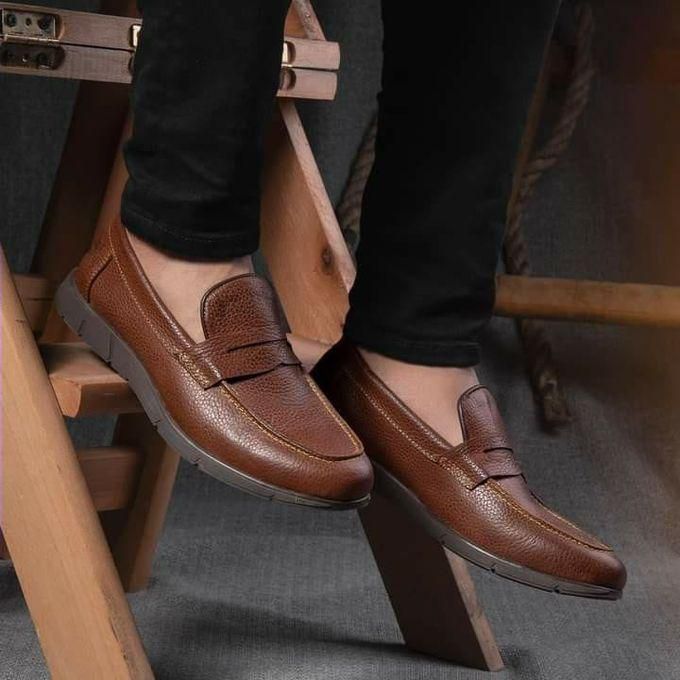 Italiano Men's Shoes Havan - Leather Loafers Slip-Ons