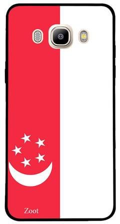 غطاء حماية واقٍ لهاتف سامسونج جالاكسي J5 ‏(2016) نمط علم سنغافورة