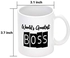 Worlds Best Boss Mug Worlds Greatest Boss Coffee Mugs for Men Women Funny Coffee Mugs for Boss Boss Day Presents Gifts for Your Boss Male Female 11 Oz White