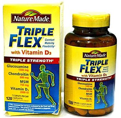 Natures Made Triple Flex With Vitamin D3 Supplement Caplets