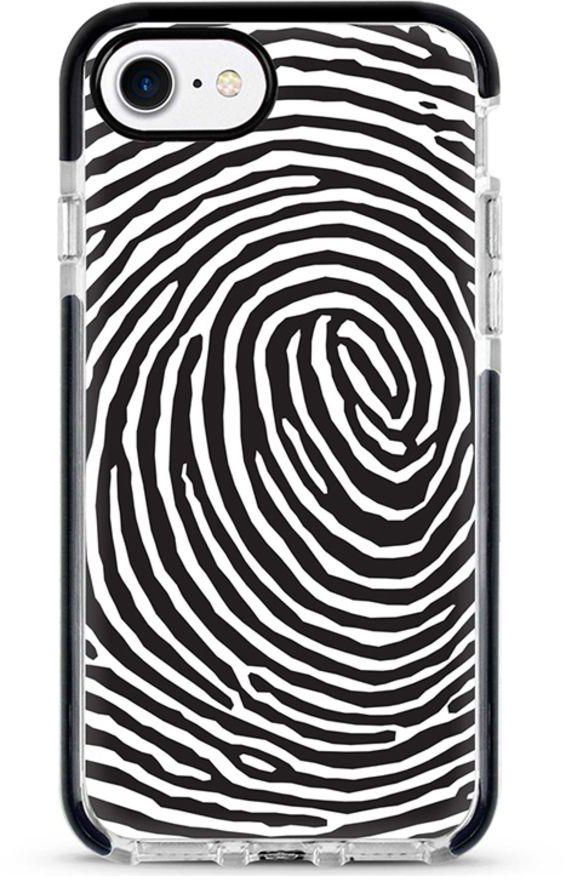 Protective Case Cover For Apple iPhone 8 Finger Prints Full Print