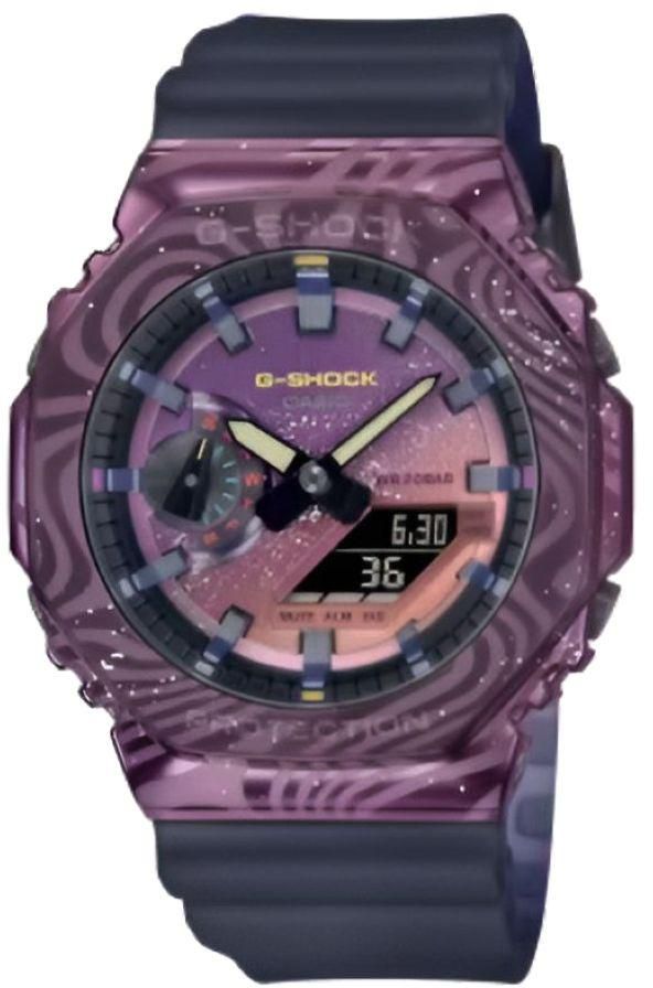 Casio G-Shock Gm-2100Mwg-1Adr Analog-Digital Men's Watch Purple