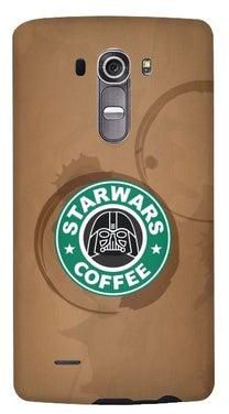 Premium Slim Snap Case Cover Matte Finish for LG G4 Starwars Coffee