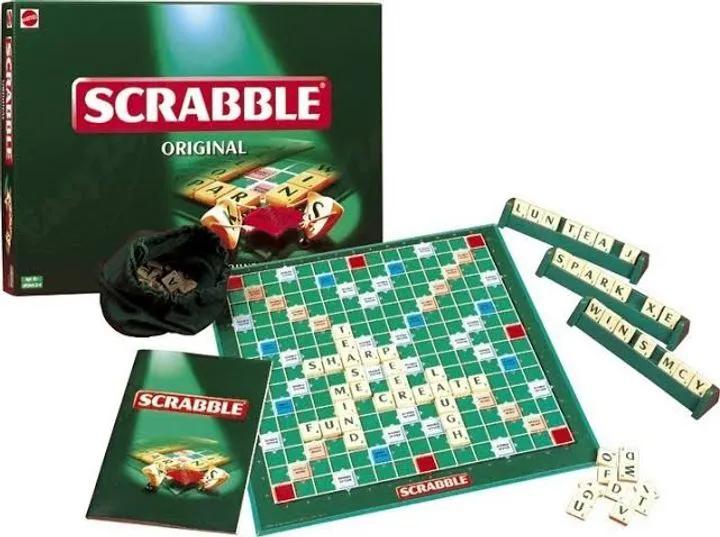 Original Scrabble Board Game green medium