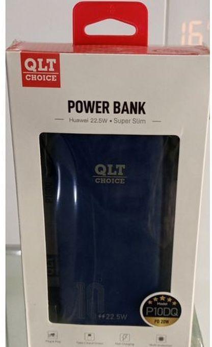 Qlt Choice 10000mAh Power Bank, Long Lasting Fast Charge Dual Input