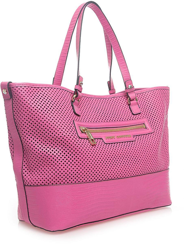 Juicy Couture Women's Square Bizness Perforated Large Tote Bag [YHRU 0226 656]