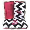 Letter S Initial Personalized Chevron Flat Wallet Clutch Purse