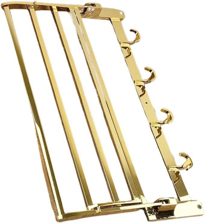 Movable Towel And Towel Holder (Gold)
