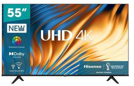 Hisense 55" Inch Frameless 4K Ultra HD Smart TV - Black