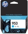 HP 953 Cyan Original Ink Advantage Cartridge - F6U12Ae