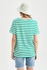 Defacto Regular Fit Striped Short Sleeve Maternity Cotton T-Shirt