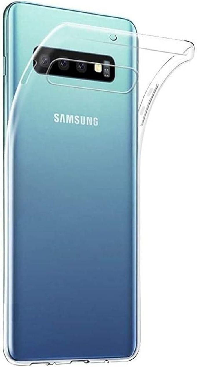 HD Soft Silicone Back Cover For Samsung Galaxy S10 5G - Clear