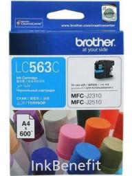 Brother LC563C Cyan Ink Cartridge (600 Pages)