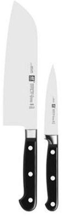 Zwilling 35649000 2 Piece Professional S Knife Set - Black and Silver