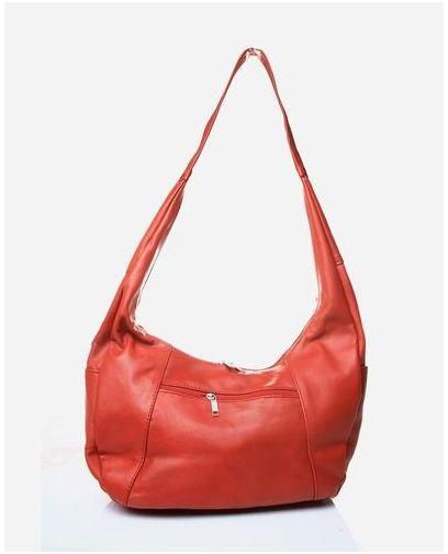 WiiKii Bambo Shoulder leather Bag - Red