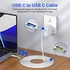 USB C Cable 100W 2M - 5A PD Fast Charging Cable - Type USB C to USB C Charger Cable Compatible with IPad Mini, MacBook Pro/Air, New iPad Pro, Huawei, PS5, Switch, All PD USB C Charger