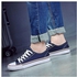 Tauntte Classic Women Canvas Shoes Fashion Men Casual Shoes For Students Sneakers (Blue)