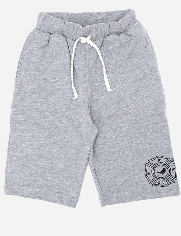 Evo Boys Cotton Shorts - Grey