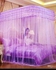 6X6 - Mosquito Net With 2 Stands - Purple