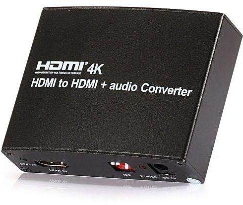 FSGS Black 4K X 2K MHL US Plug HDMI To HDMI Audio Converter For Projector Displayer - 100 - 240V Us Plug 22049