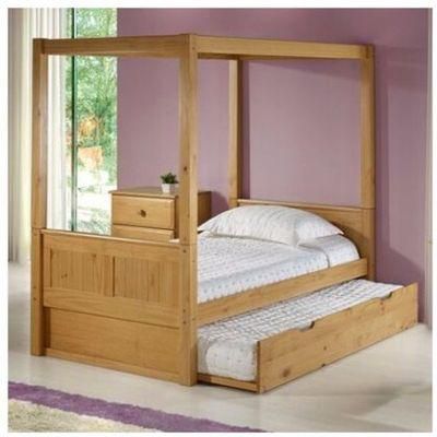 Twin Canopy Bed With Trundle Delivery, Twin Canopy Bed With Trundle