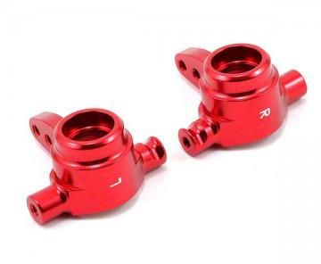 Traxxas Steering Blocks Aluminum Left/Right Red-Anodize for RC 6837R